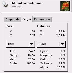 Der Reiter Zeiger des Dialogfensters
